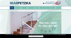 Desktop Screenshot of glaspetzka.at